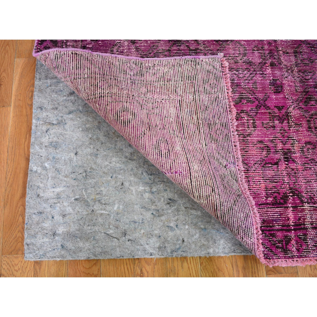 Hand Knotted Vintage Runner > Design# CCSR59198 > Size: 4'-7" x 9'-8"