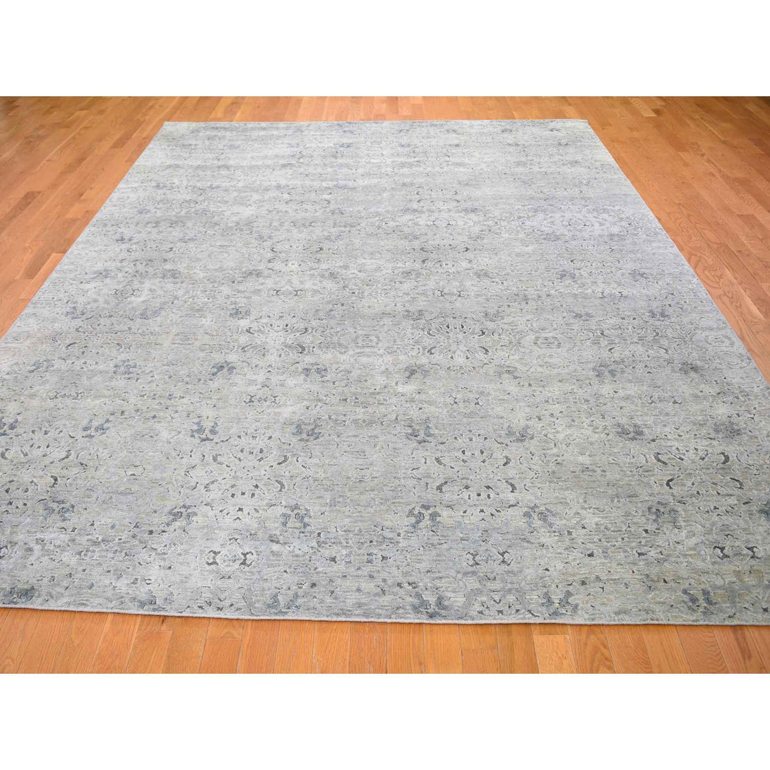 Hand Knotted Modern and Contemporary Area Rug > Design# CCSR59273 > Size: 8'-10" x 12'-1"