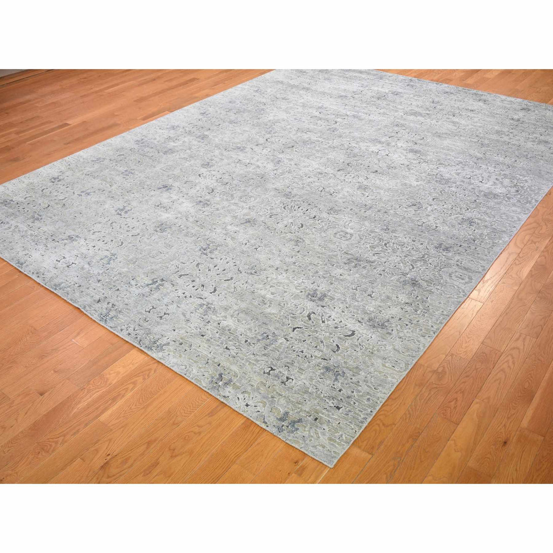 Hand Knotted Modern and Contemporary Area Rug > Design# CCSR59273 > Size: 8'-10" x 12'-1"