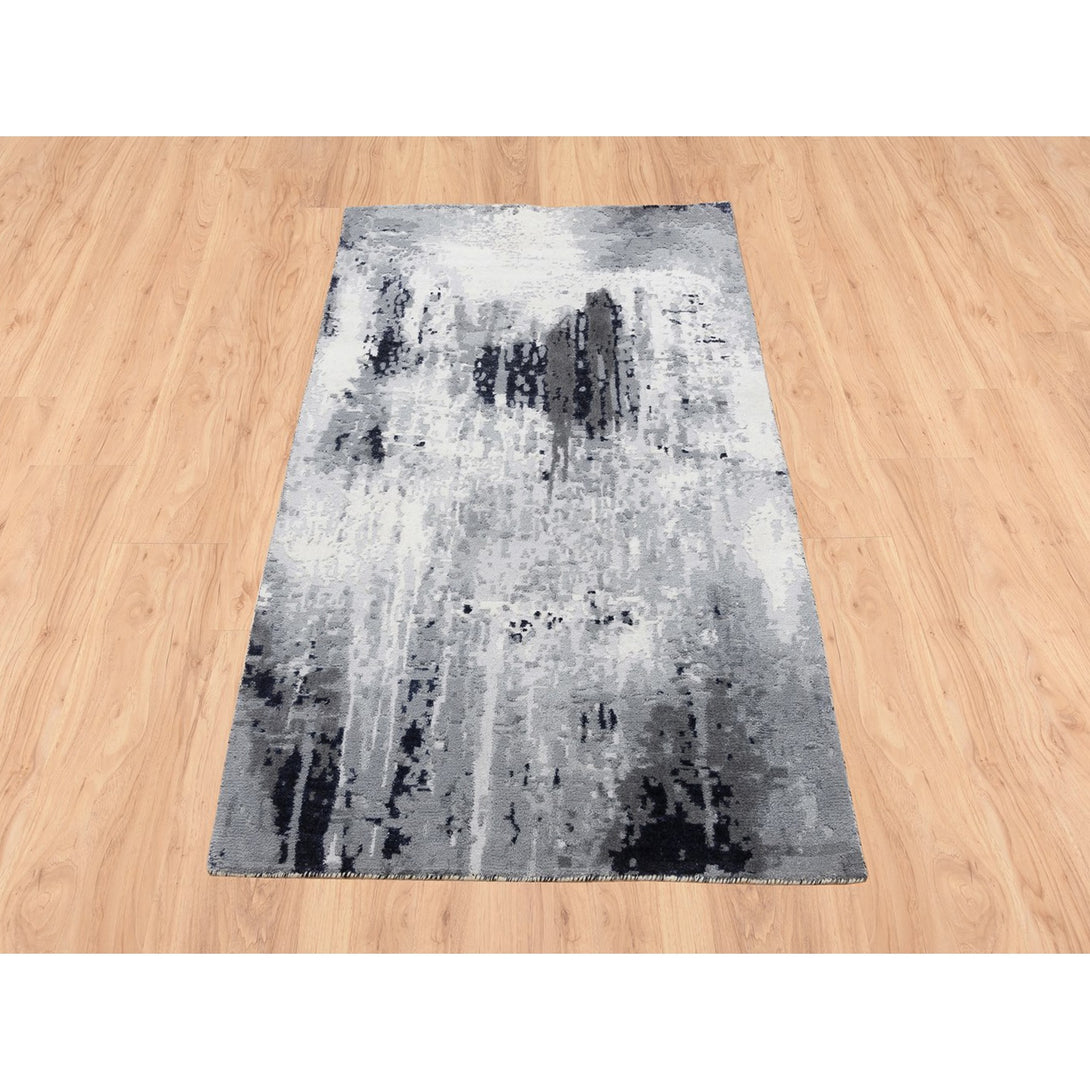 Handmade Modern and Contemporary Area Rug > Design# CCSR63193 > Size: 3'-0" x 4'-10"