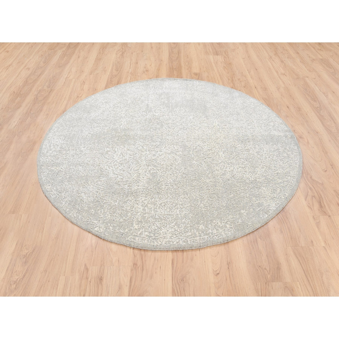 Handmade Modern and Contemporary Area Rug > Design# CCSR63270 > Size: 6'-0" x 6'-0"