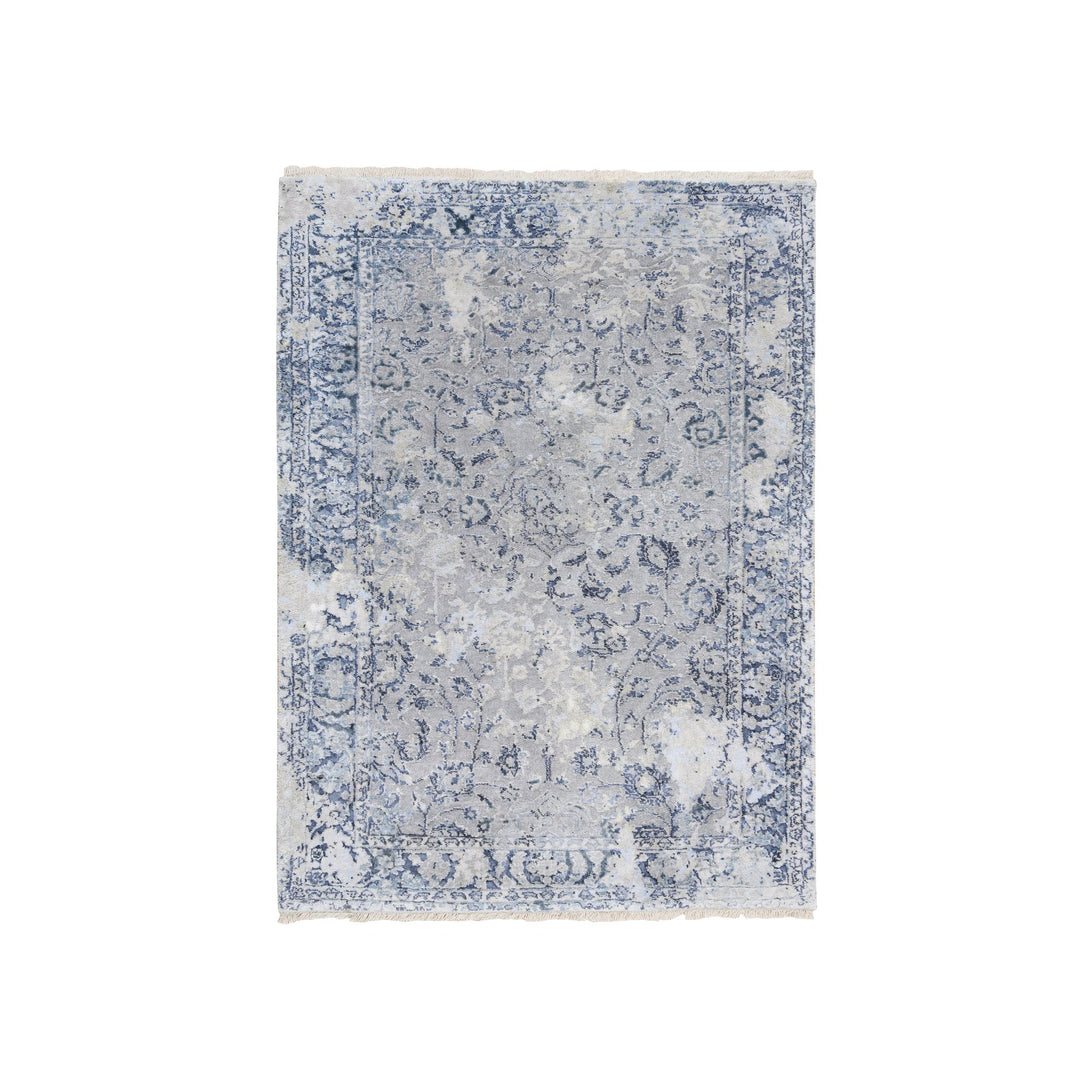 Handmade Transitional Modern Area Rug > Design# CCSR63497 > Size: 3'-2" x 4'-10"