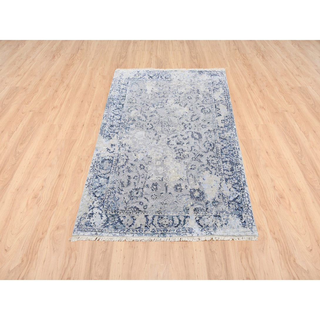 Handmade Transitional Modern Area Rug > Design# CCSR63497 > Size: 3'-2" x 4'-10"