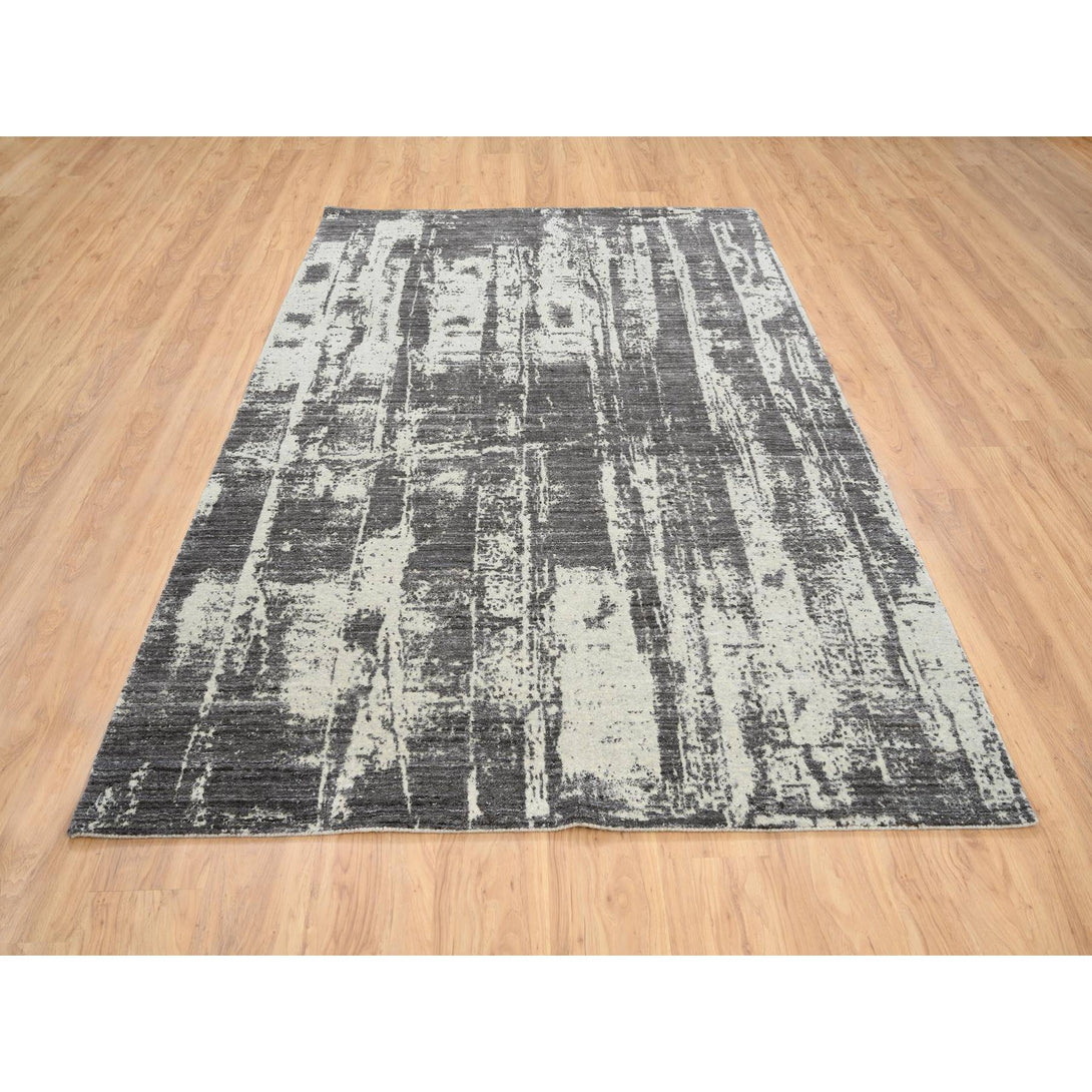 Handmade Modern and Contemporary Area Rug > Design# CCSR64047 > Size: 5'-10" x 9'-0"