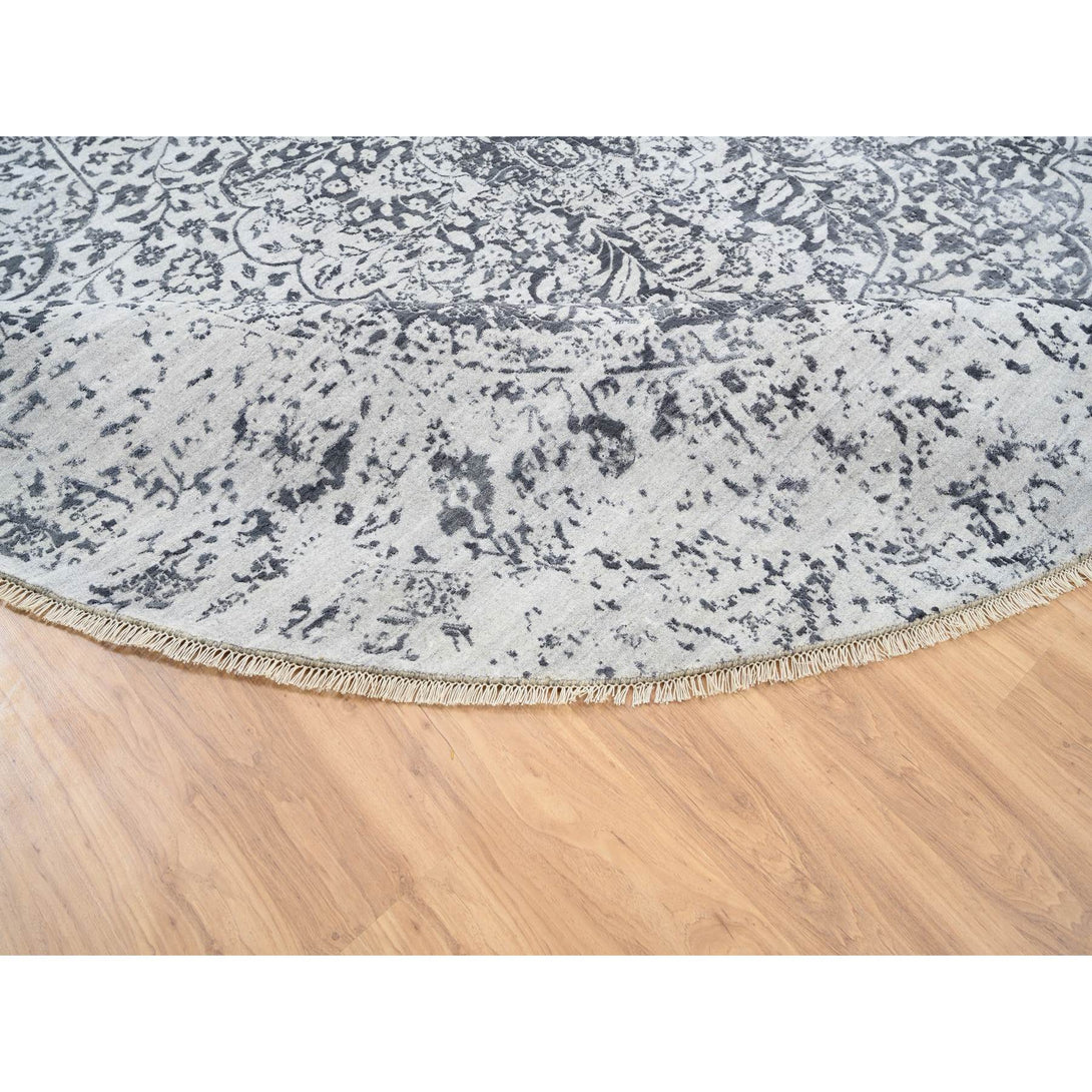 Handmade Transitional Modern Area Rug > Design# CCSR64058 > Size: 11'-9" x 11'-9"