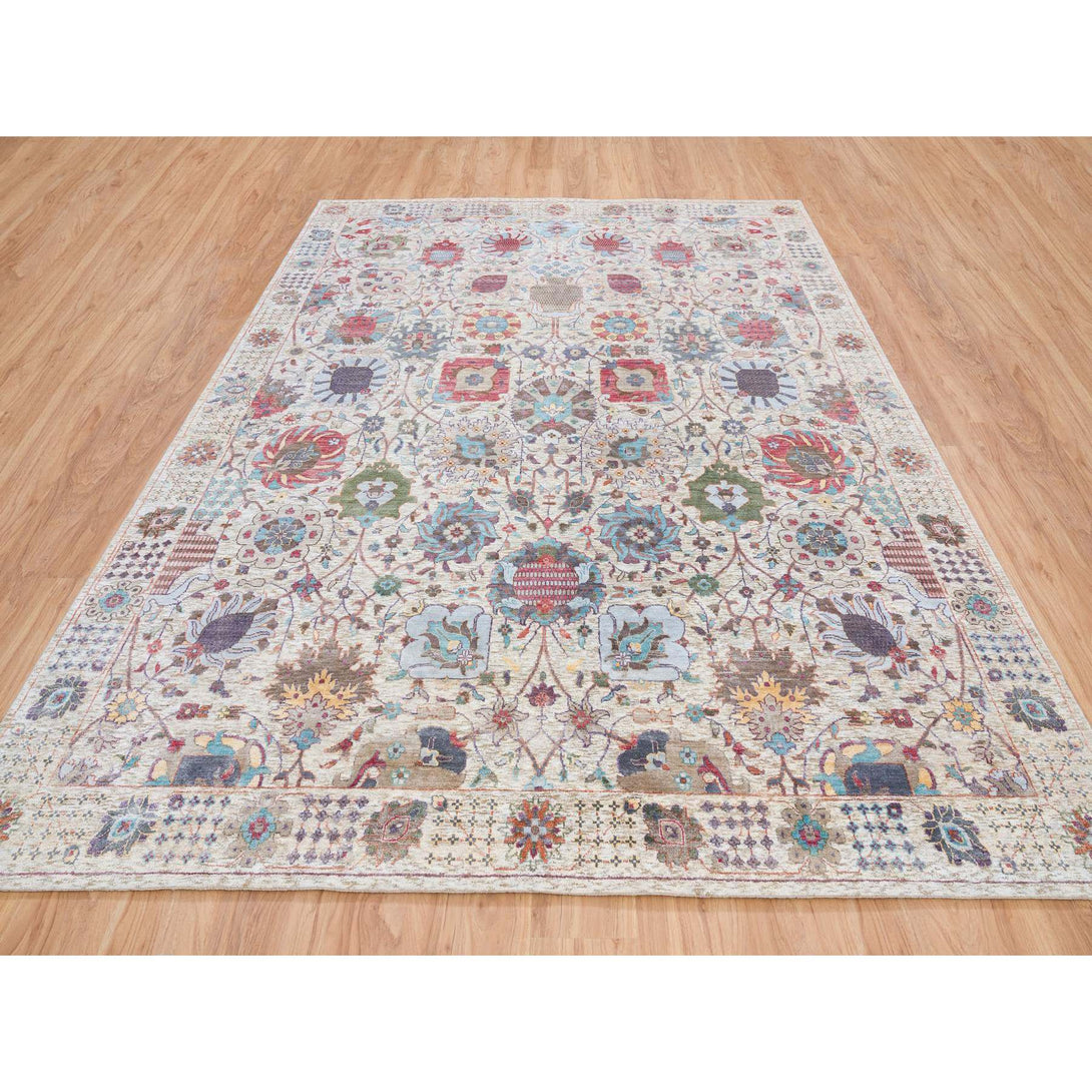 Handmade Transitional Modern Area Rug > Design# CCSR64410 > Size: 8'-0" x 10'-4"