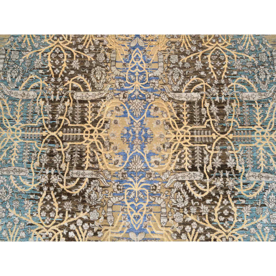 Handmade Transitional Modern Area Rug > Design# CCSR64420 > Size: 6'-0" x 6'-0"