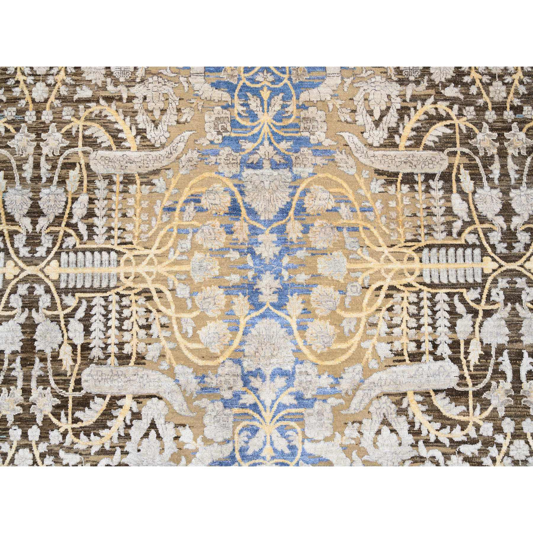 Handmade Transitional Modern Area Rug > Design# CCSR64438 > Size: 11'-10" x 11'-10"