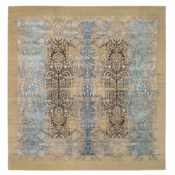 Handmade Transitional Modern Area Rug > Design# CCSR64440 > Size: 12'-0" x 12'-2"