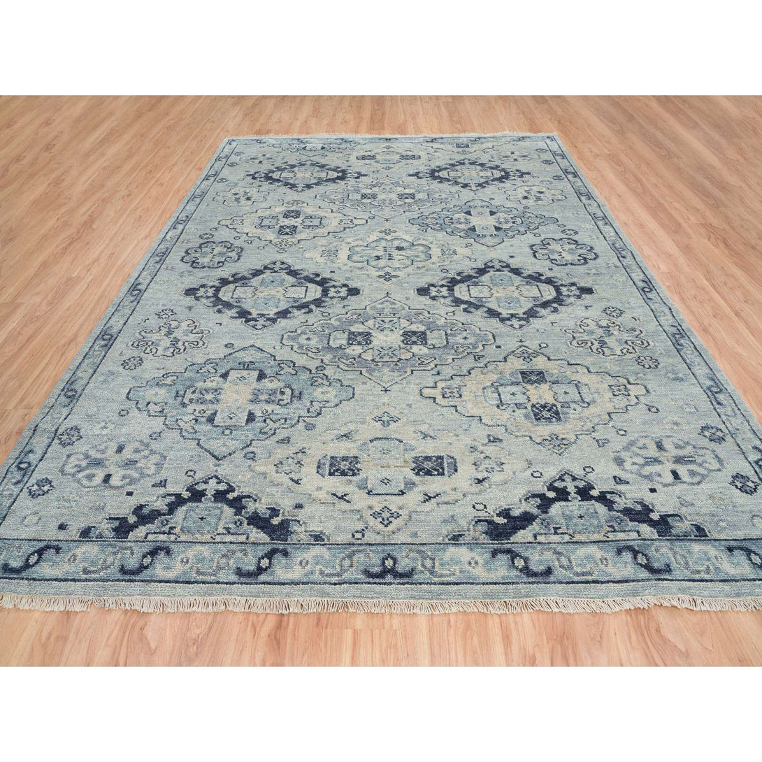 Handmade Tribal & Geometric Area Rug > Design# CCSR64520 > Size: 8'-10" x 11'-10"