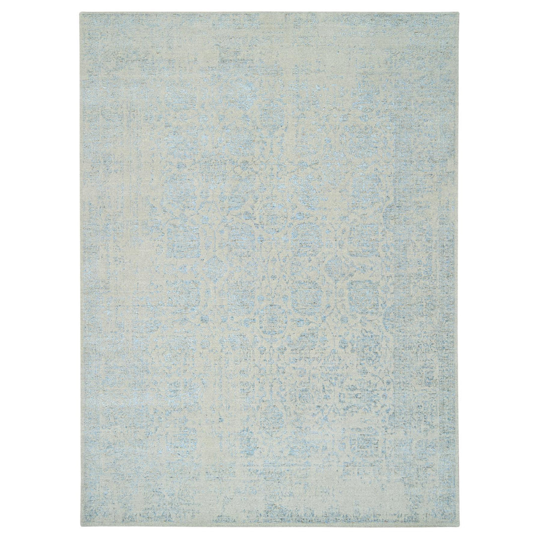 Handmade Transitional Modern Area Rug > Design# CCSR64542 > Size: 9'-0" x 12'-0"