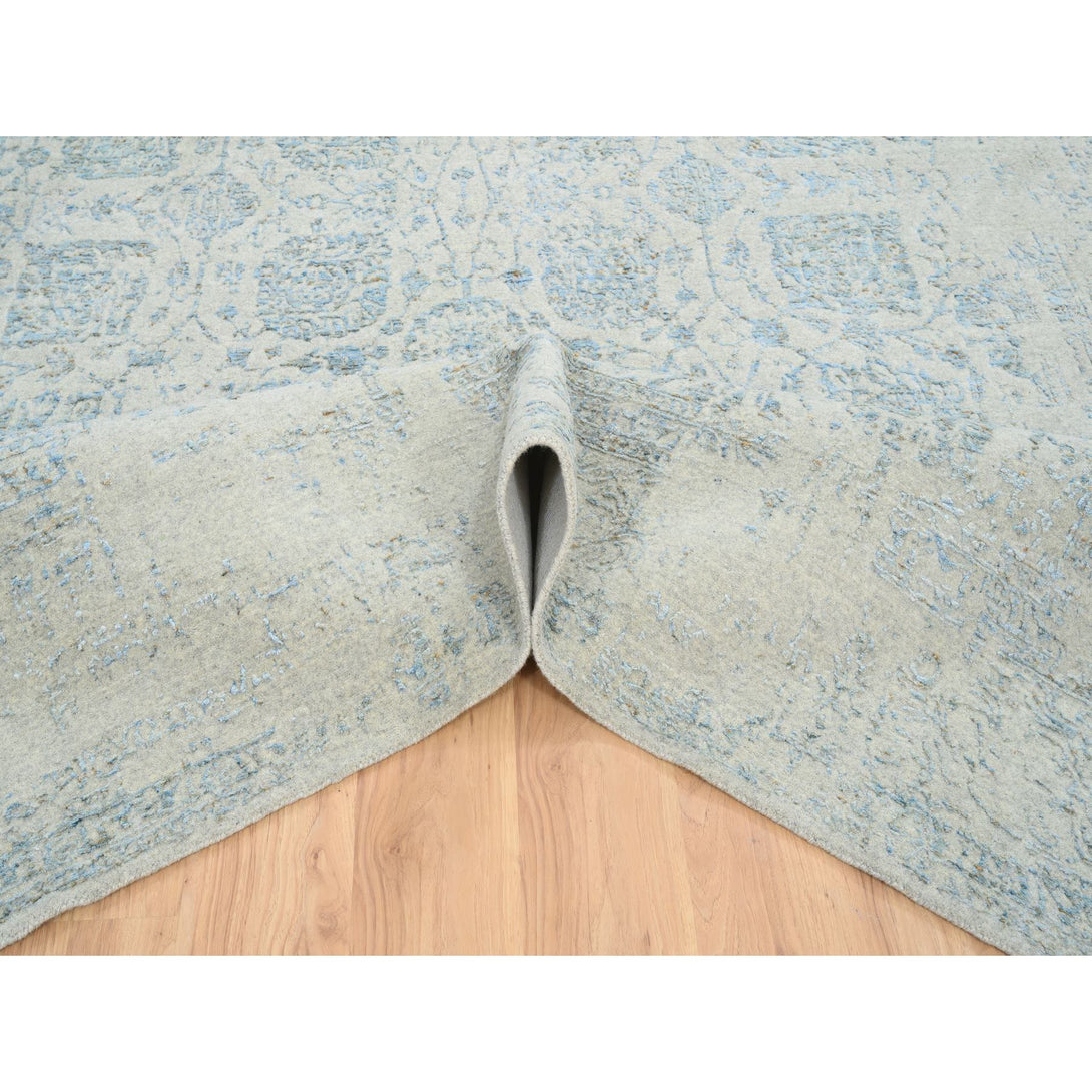 Handmade Transitional Modern Area Rug > Design# CCSR64542 > Size: 9'-0" x 12'-0"