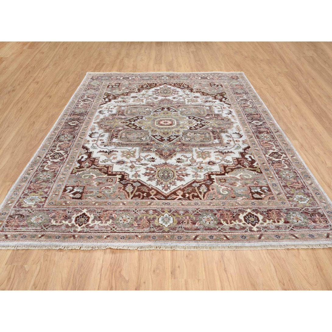 Handmade Tribal & Geometric Area Rug > Design# CCSR64820 > Size: 8'-0" x 10'-0"