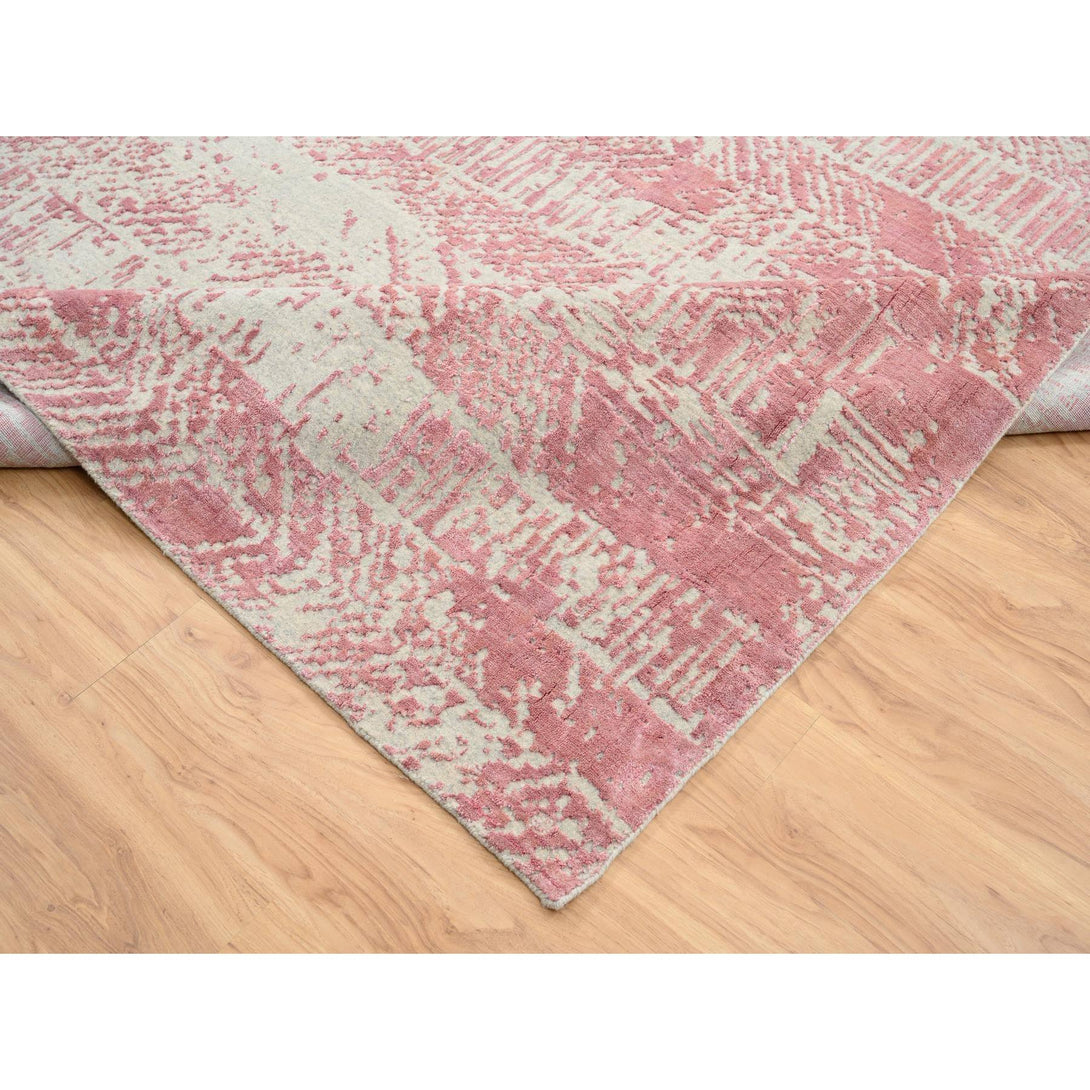 Handmade Transitional Modern Area Rug > Design# CCSR64841 > Size: 11'-10" x 15'-1"