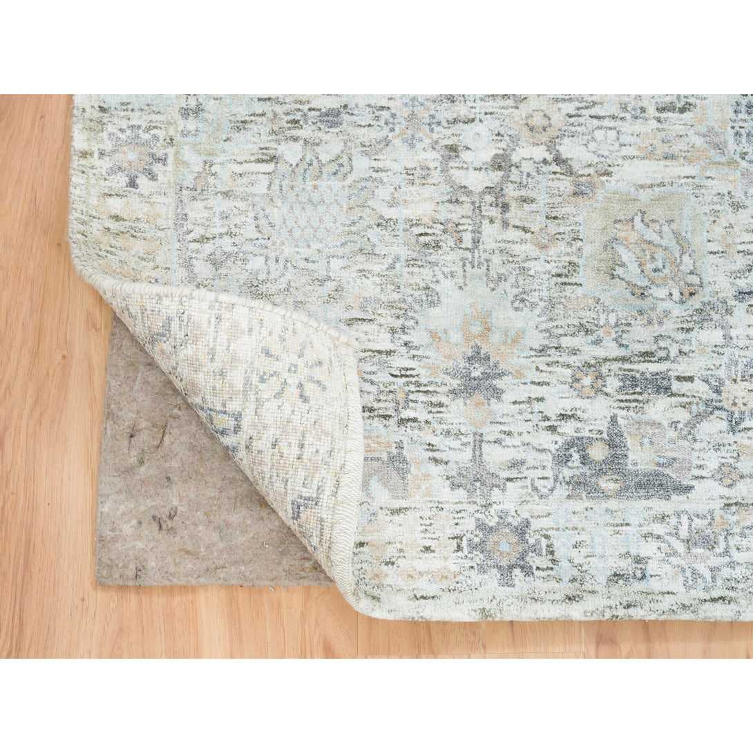 Handmade Transitional Modern Area Rug > Design# CCSR64879 > Size: 4'-2" x 6'-1"