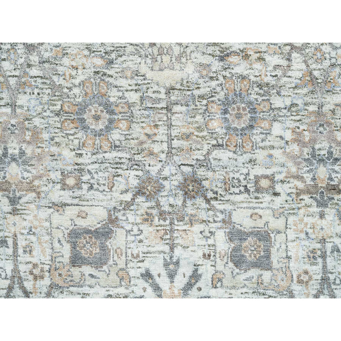 Handmade Transitional Modern Area Rug > Design# CCSR64879 > Size: 4'-2" x 6'-1"