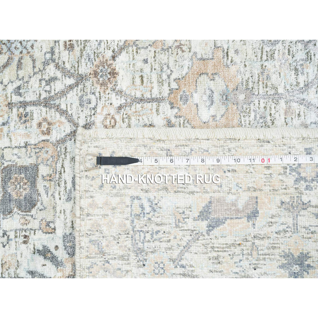 Handmade Transitional Modern Area Rug > Design# CCSR64879 > Size: 4'-2" x 6'-1"