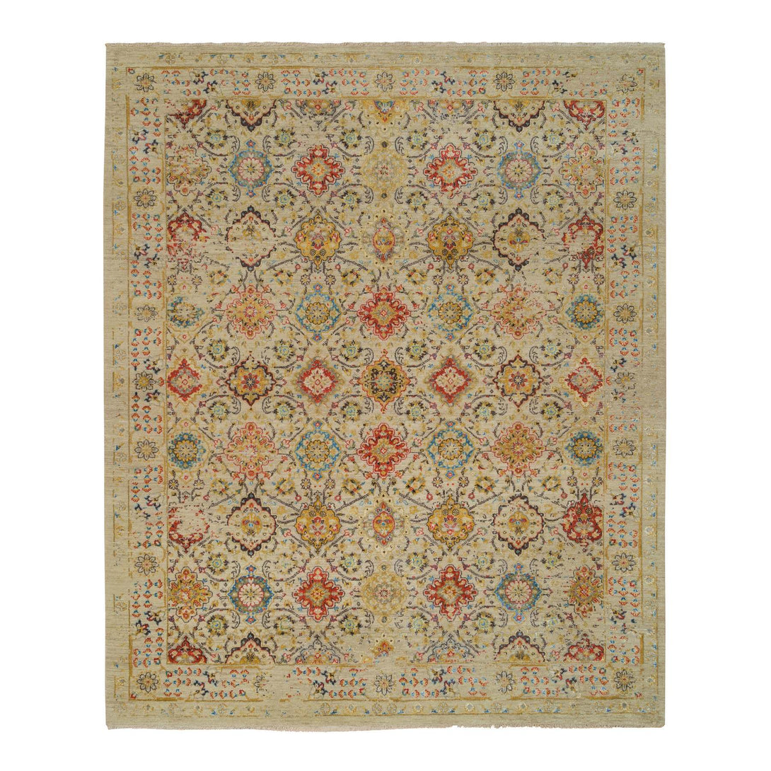 Handmade Transitional Modern Area Rug > Design# CCSR65029 > Size: 8'-2" x 10'-2"