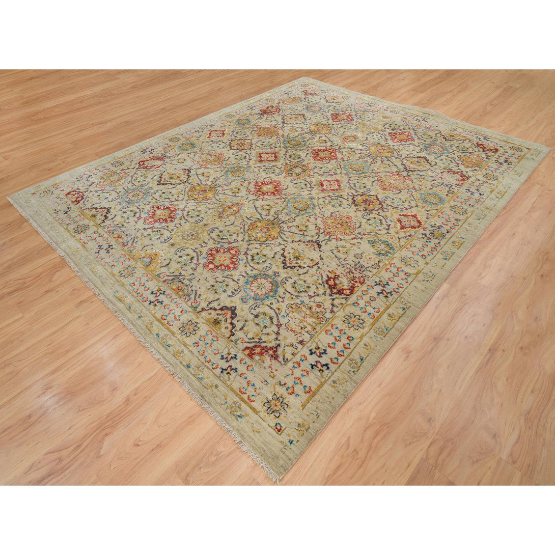 Handmade Transitional Modern Area Rug > Design# CCSR65029 > Size: 8'-2" x 10'-2"