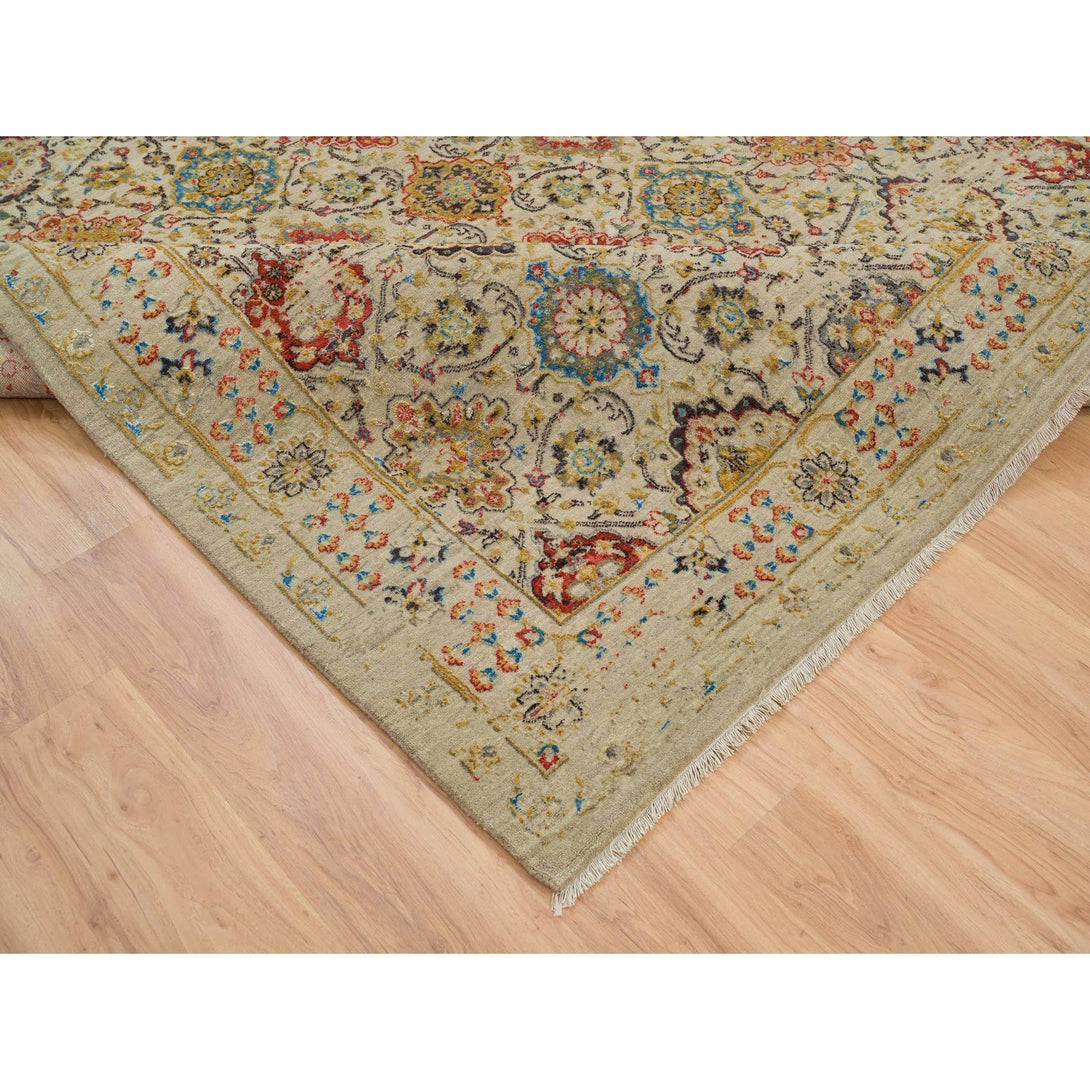 Handmade Transitional Modern Area Rug > Design# CCSR65029 > Size: 8'-2" x 10'-2"