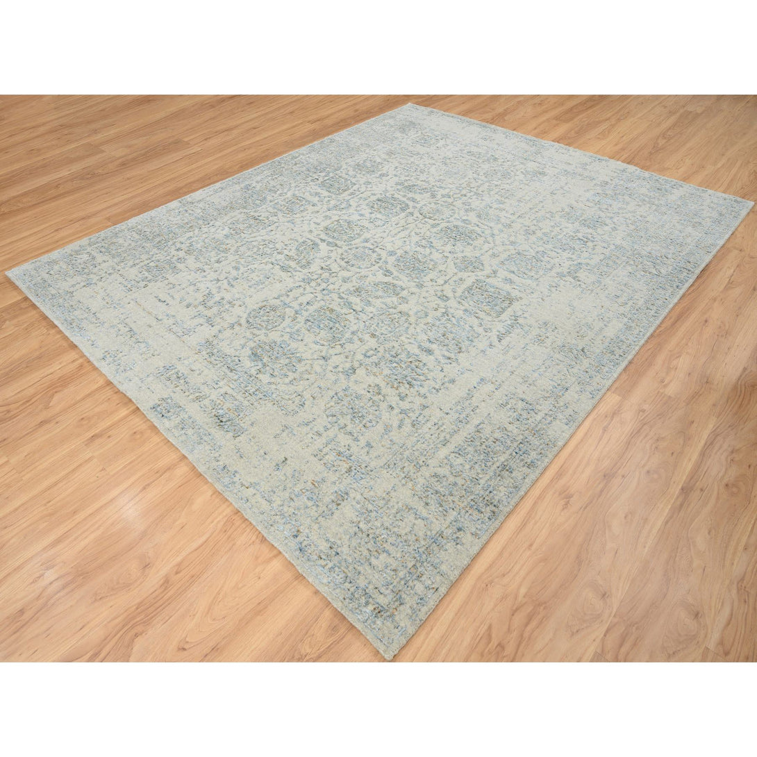 Handmade Transitional Modern Area Rug > Design# CCSR65034 > Size: 8'-1" x 10'-0"