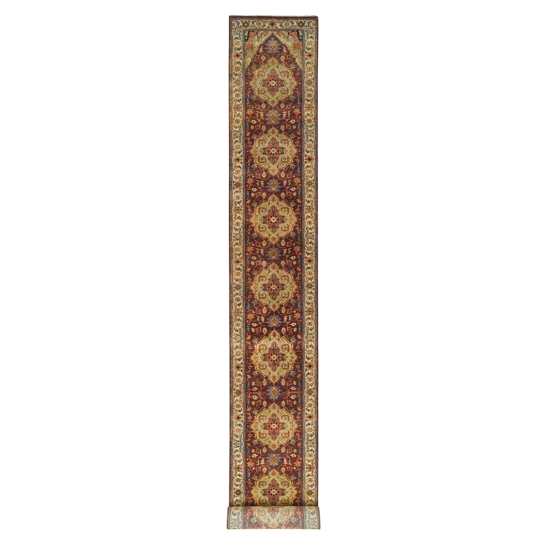 Handmade Heriz Runner > Design# CCSR65496 > Size: 2'-7" x 22'-0"