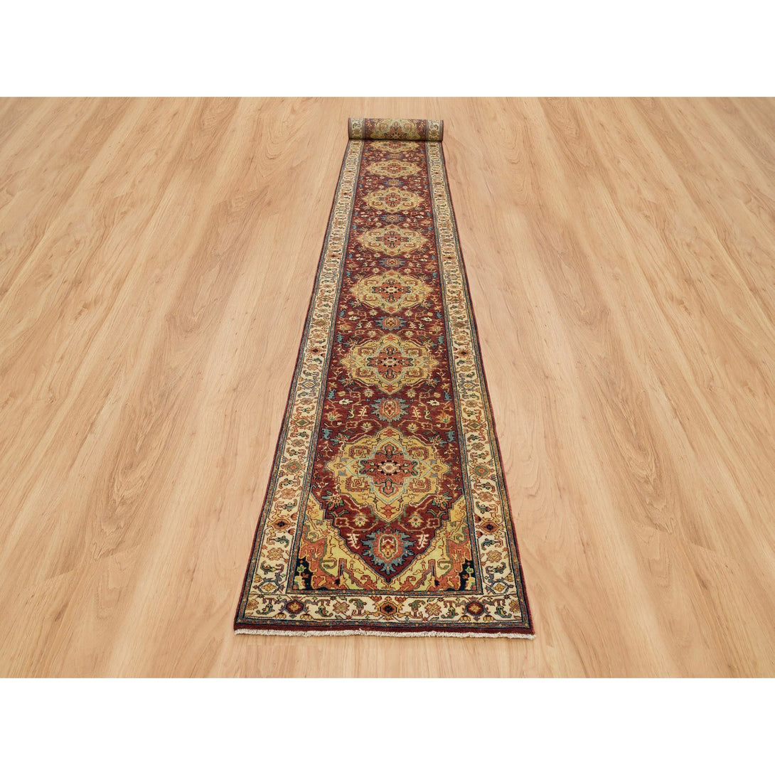 Handmade Heriz Runner > Design# CCSR65496 > Size: 2'-7" x 22'-0"