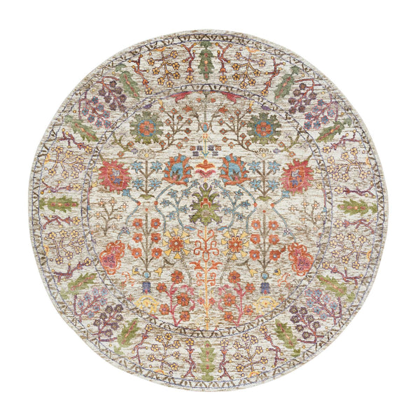 Handmade Transitional Modern Area Rug > Design# CCSR65548 > Size: 5'-4" x 5'-4"