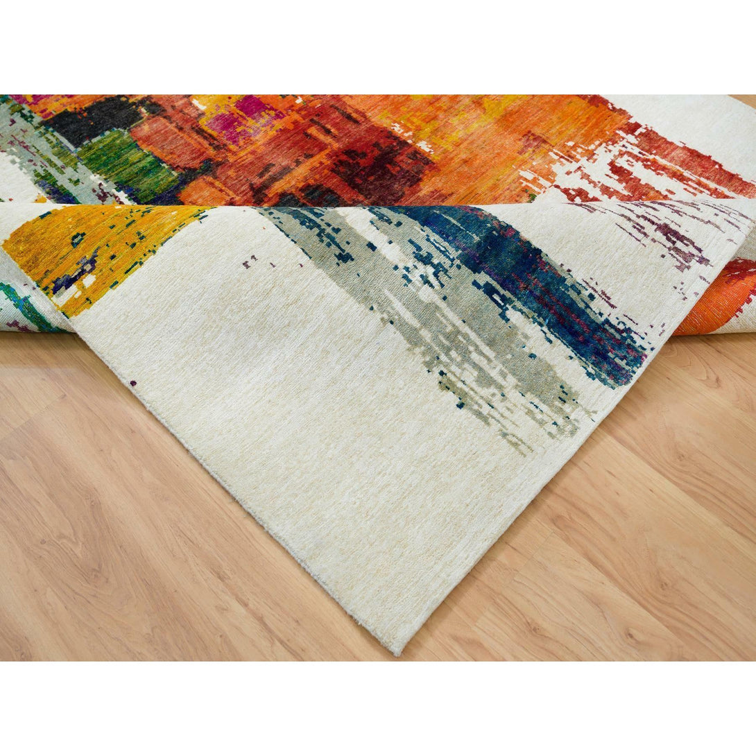 Handmade rugs, Carpet Culture Rugs, Rugs NYC, Hand Knotted Modern Area Rug > Design# CCSR65691 > Size: 5'-10" x 9'-1"