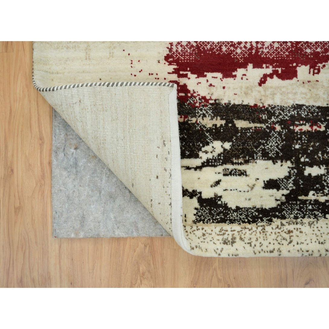 Handmade Modern and Contemporary Area Rug > Design# CCSR65759 > Size: 4'-0" x 6'-0"