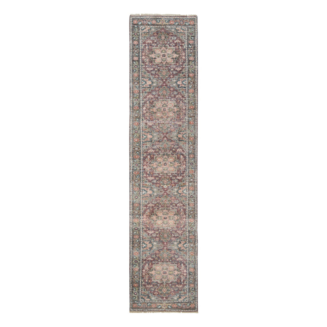 Handmade Tribal & Geometric Runner > Design# CCSR65849 > Size: 2'-6" x 11'-9"