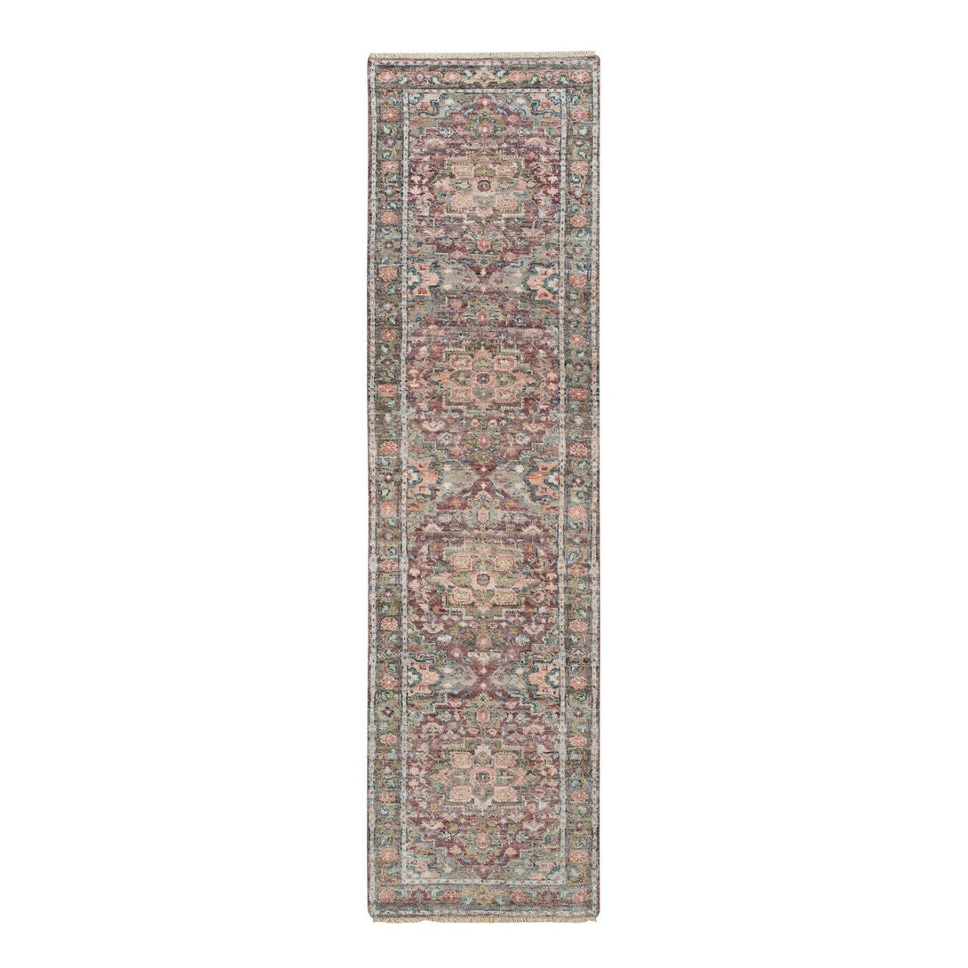 Handmade Tribal & Geometric Runner > Design# CCSR65881 > Size: 2'-6" x 9'-11"