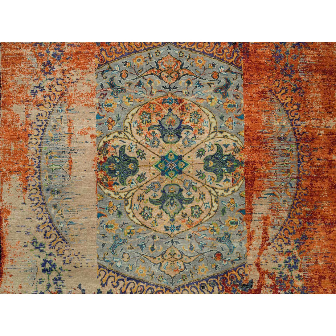 Handmade Transitional Modern Area Rug > Design# CCSR65895 > Size: 8'-1" x 10'-0"