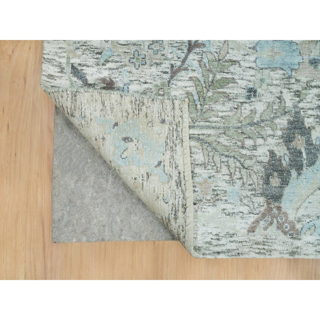 Handmade Transitional Modern Area Rug > Design# CCSR65898 > Size: 10'-0" x 14'-1"