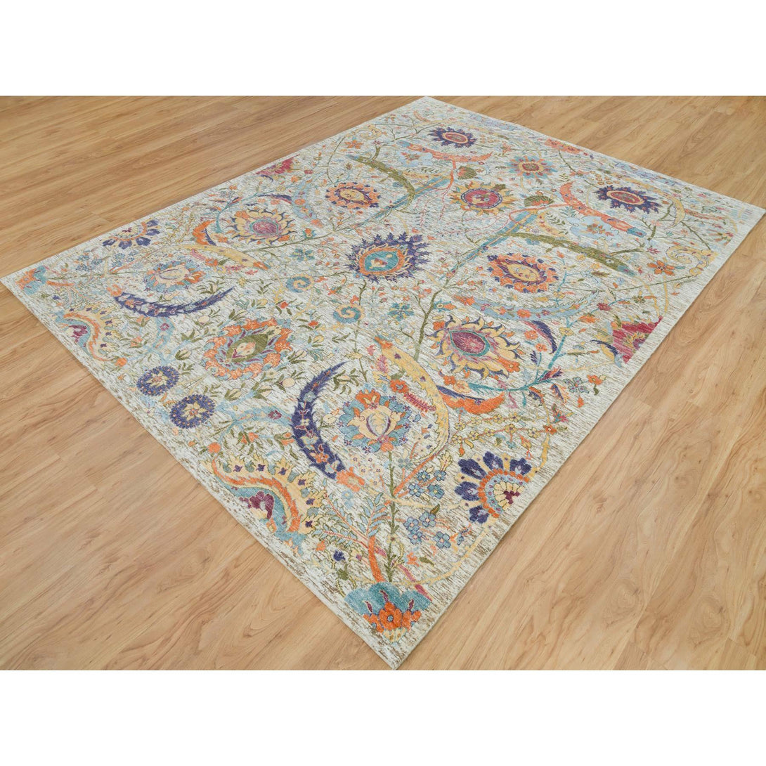 Handmade Transitional Modern Area Rug > Design# CCSR65902 > Size: 8'-0" x 10'-4"