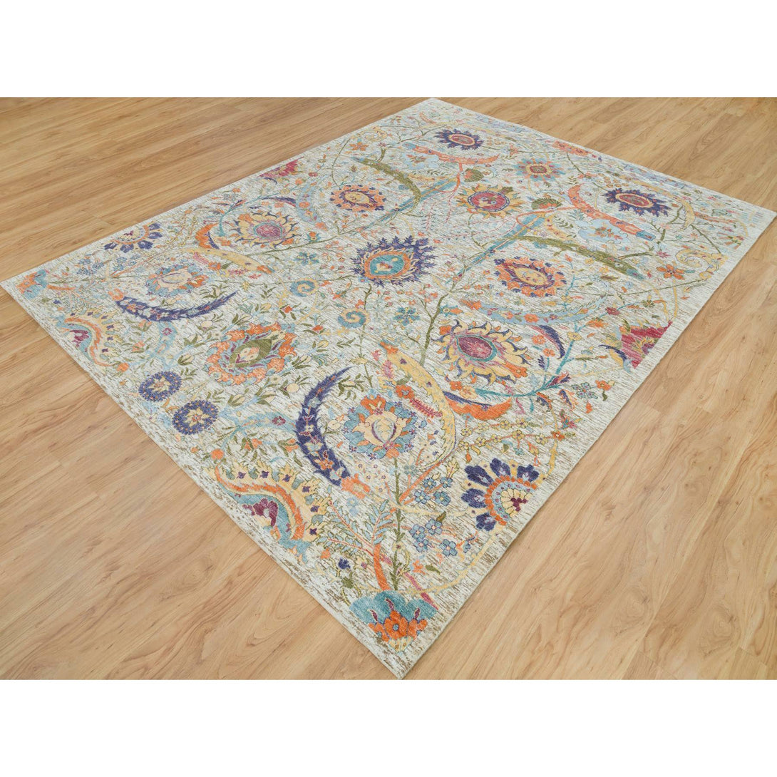 Handmade Transitional Modern Area Rug > Design# CCSR65932 > Size: 8'-2" x 10'-2"