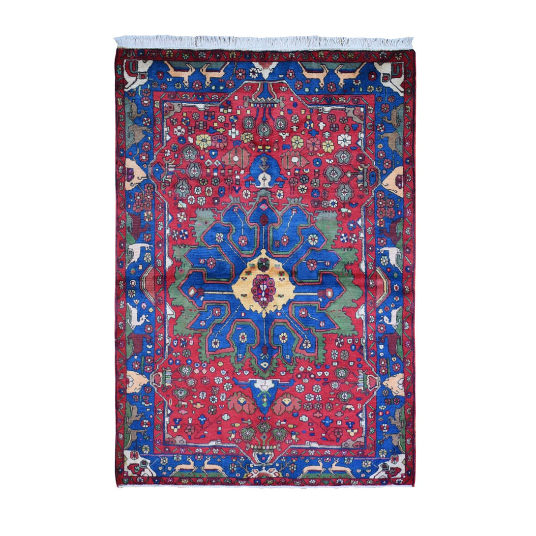 Hand Knotted Persian Area Rug > Design# CCSR66631 > Size: 4'-3" x 6'-3"