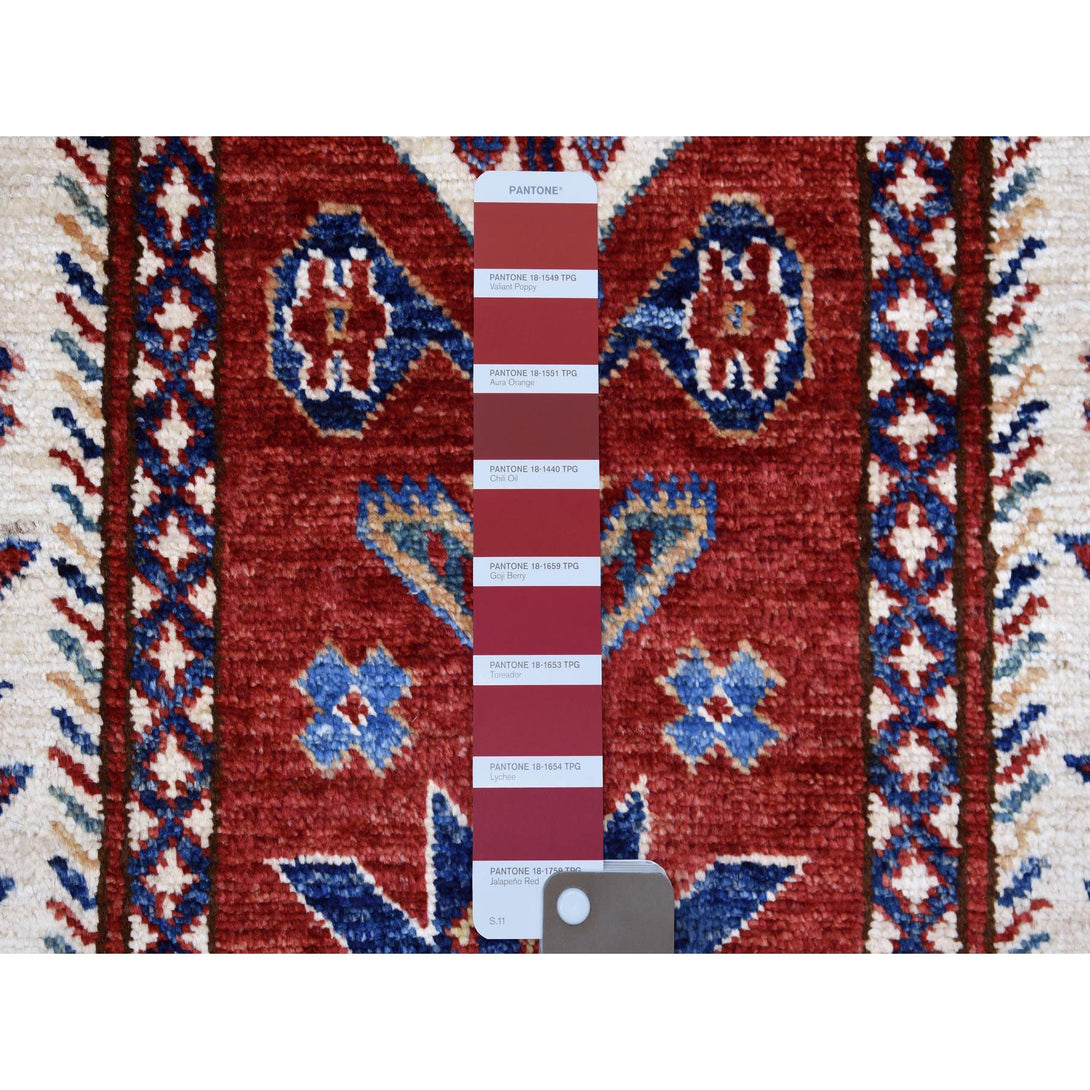 Handmade Kazak Runner > Design# CCSR68645 > Size: 3'-0" x 25'-3"