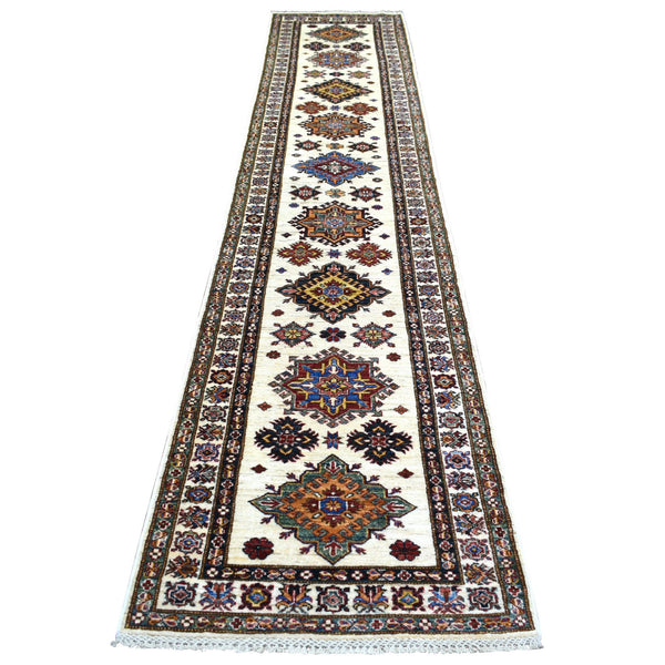 Handmade Kazak Runner > Design# CCSR71216 > Size: 2'-6" x 12'-7"