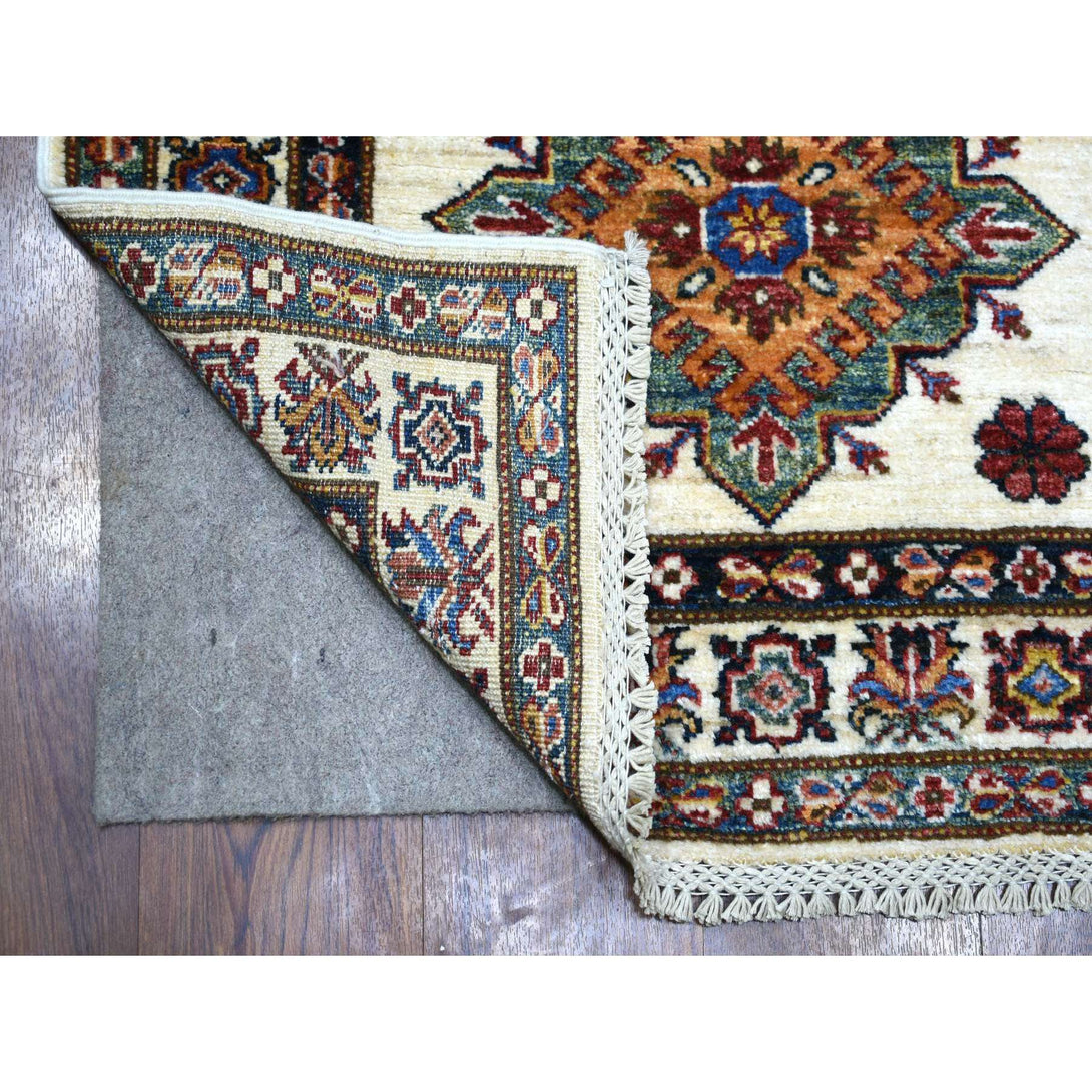 Handmade Kazak Runner > Design# CCSR71216 > Size: 2'-6" x 12'-7"