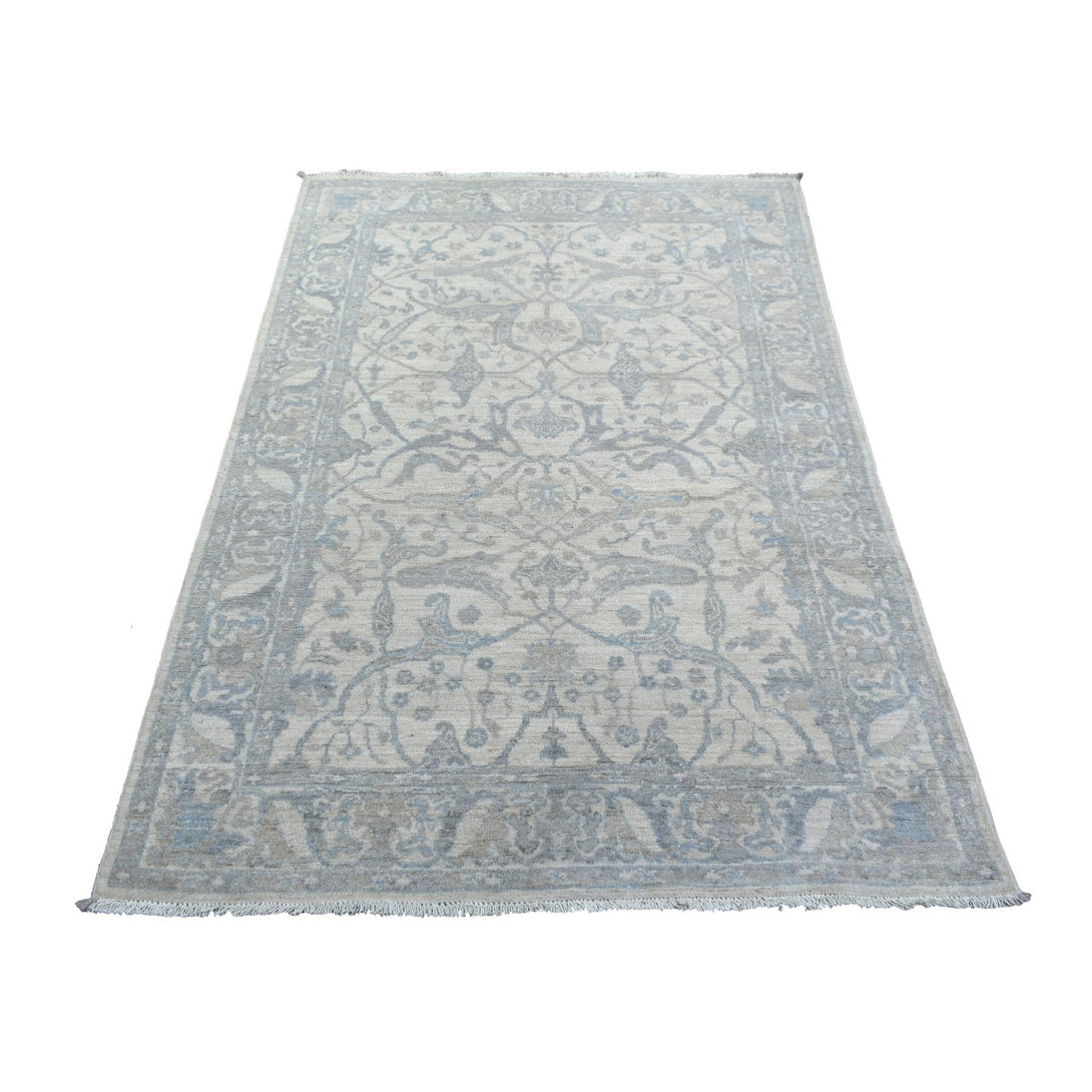 Handmade Oushak And Peshawar Area Rug > Design# CCSR71566 > Size: 3'-9" x 6'-0"