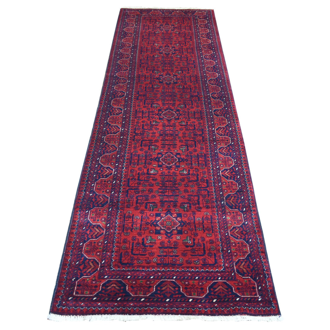 Handmade Tribal & Geometric Runner > Design# CCSR71698 > Size: 2'-10" x 9'-9"