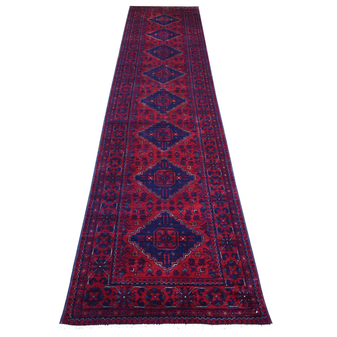 Handmade Tribal & Geometric Runner > Design# CCSR71819 > Size: 2'-6" x 12'-5"