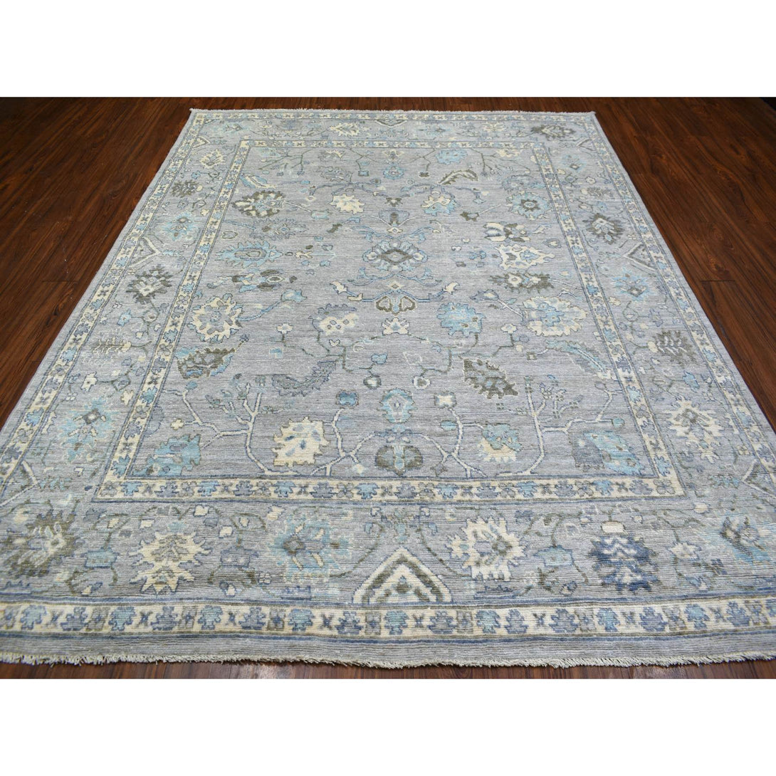 Handmade Oushak And Peshawar Area Rug > Design# CCSR71839 > Size: 8'-1" x 10'-4"