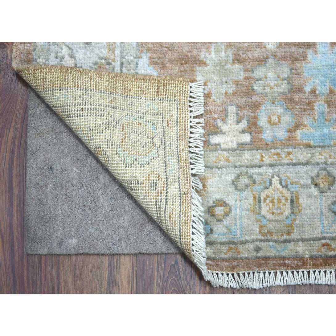 Handmade Oushak And Peshawar Runner > Design# CCSR71880 > Size: 2'-10" x 17'-1"