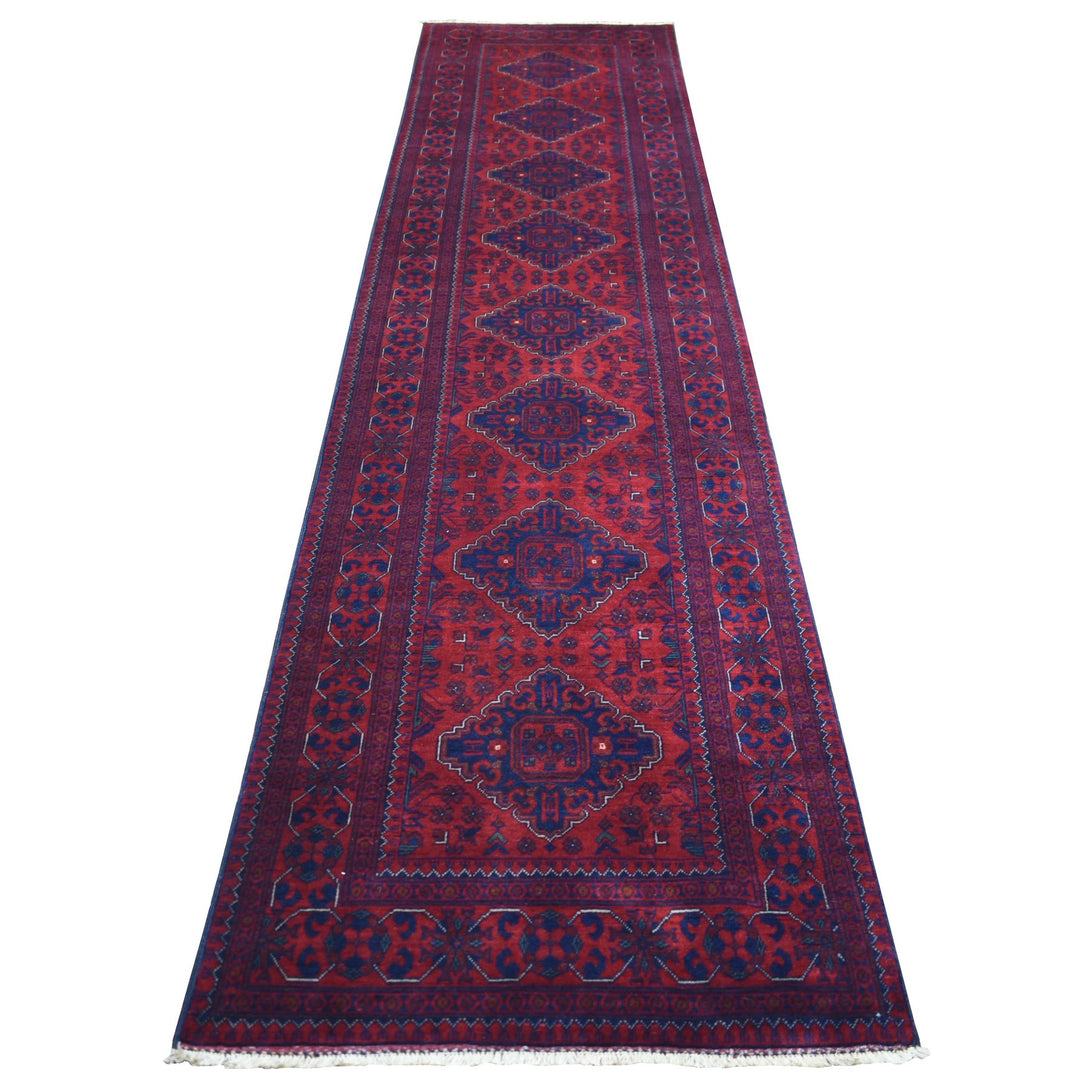 Handmade Tribal & Geometric Runner > Design# CCSR71897 > Size: 2'-10" x 12'-6"