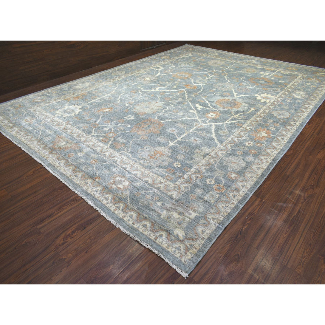 Handmade Oushak And Peshawar Area Rug > Design# CCSR72003 > Size: 12'-0" x 16'-0"