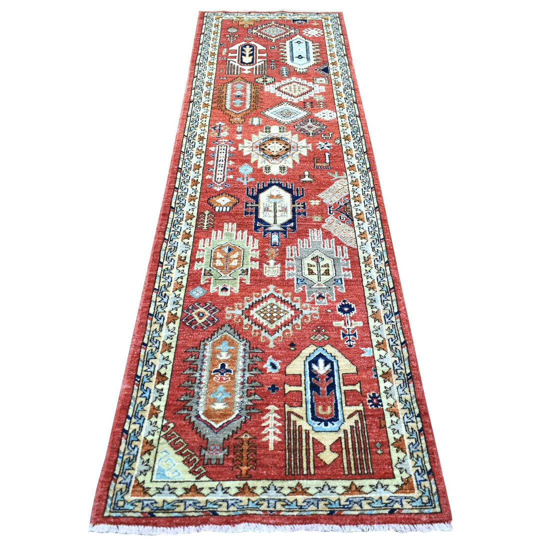 Handmade Tribal & Geometric Runner > Design# CCSR72259 > Size: 2'-8" x 9'-8"