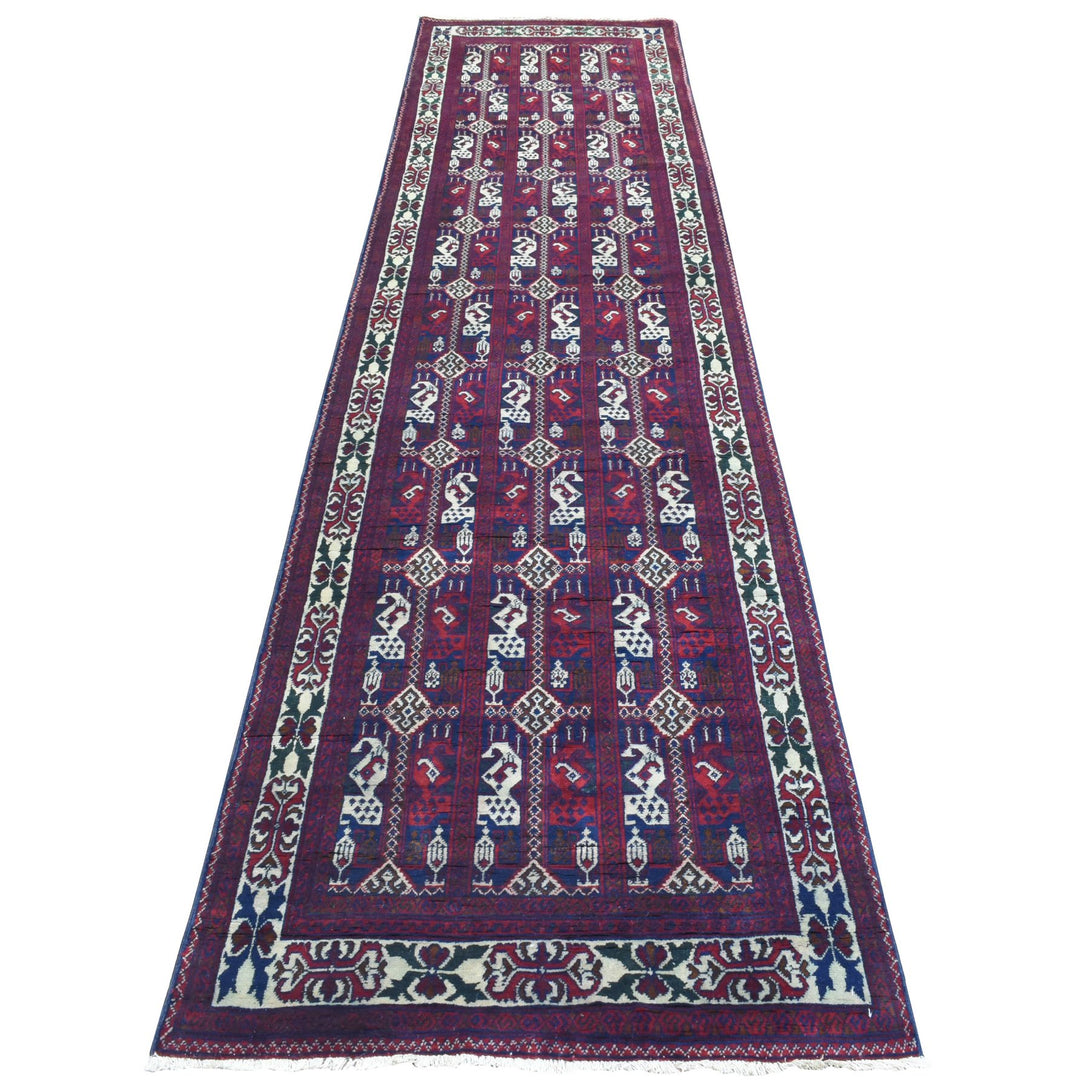 Handmade Tribal & Geometric Runner > Design# CCSR72340 > Size: 3'-0" x 12'-5"