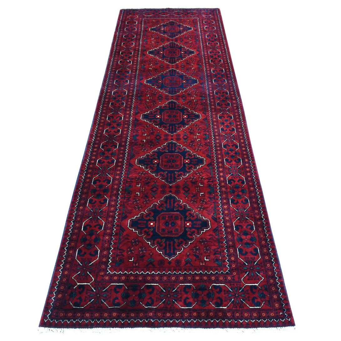 Handmade Tribal & Geometric Runner > Design# CCSR72495 > Size: 3'-0" x 9'-10"